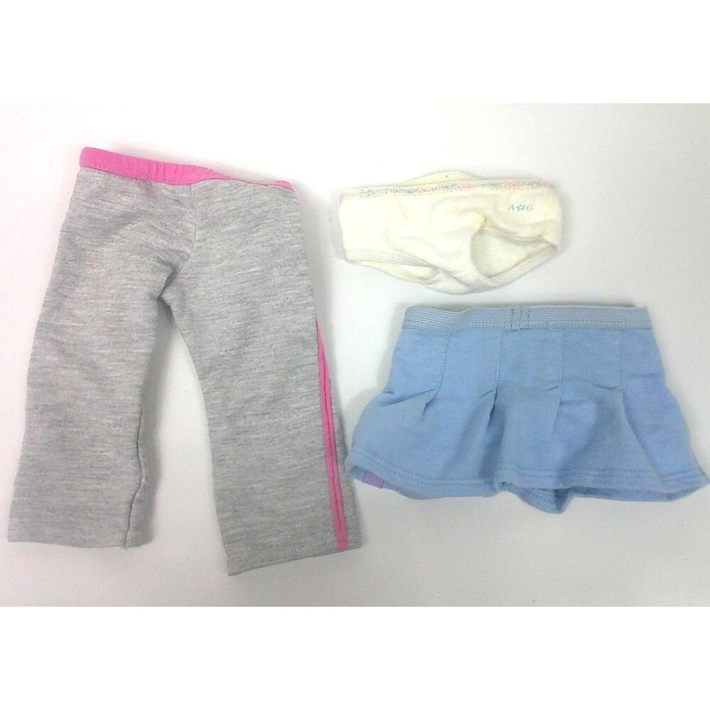 American Girl Doll Clothes Pants Skirt Underwear Lot of 3